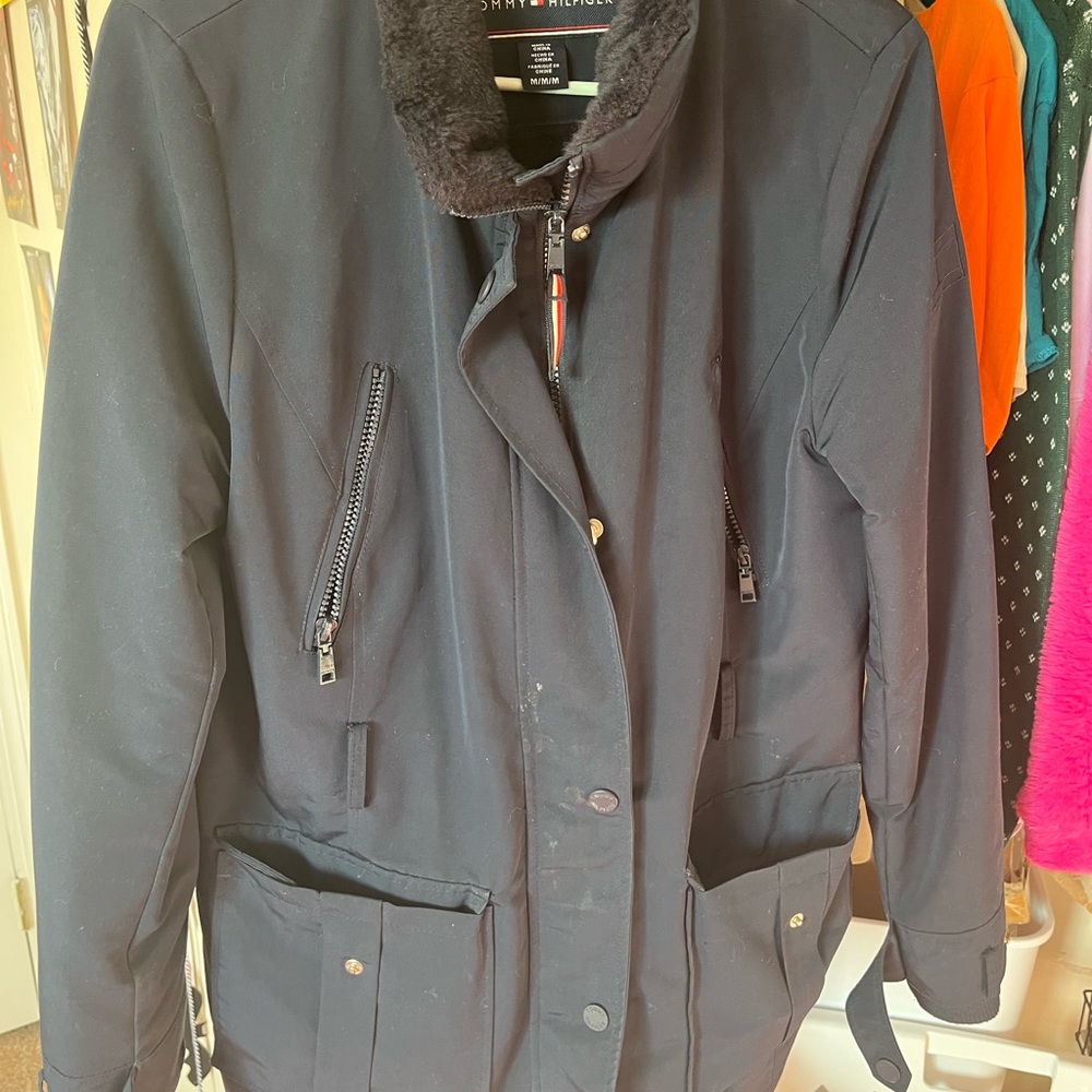 Tommy Hilfiger Charcoal Fleece Jacket